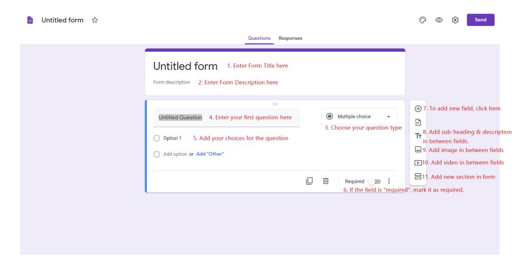 How to create Feedback form on Google Forms - Webolute