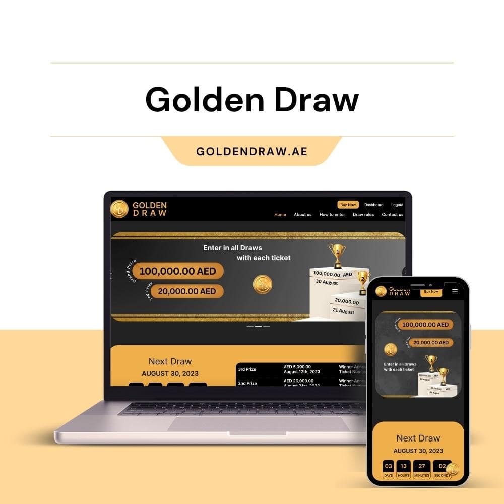 Golden Draw Website Design